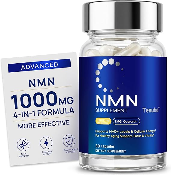 NMN Supplement 1000mg - Supports NAD+ Levels & Healthy Aging