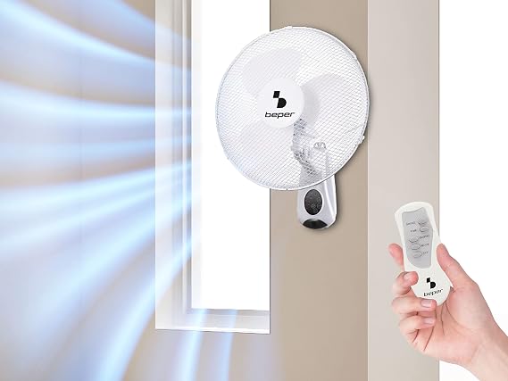 BEPER P206VEN600 Wall Fan with Remote Control and Timer