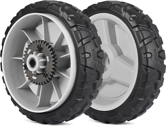 GICOOL 580365301 Lawn Mower Wheels, 593198101 Drive Wheels for Husqvarna, HU675AWD, HU700AWD, HU725AWD, HU800AWD, LC356AWD, Craftsman, 8 Inch Wheels, 2 Pack