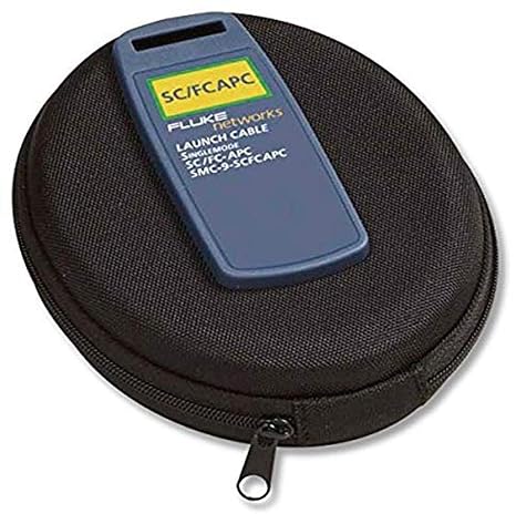 Fluke Networks SMC-9-SCFCAPC Singlemode Launch/Tail Cable, for Testing 9 m FC APC Connections