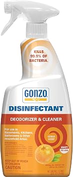 Gonzo Natural Magic Disinfectant Disinfect Deodorize and Clean Your Home, Citrus 24 Ounce, Ounce, Citrus, 24 Fl Oz