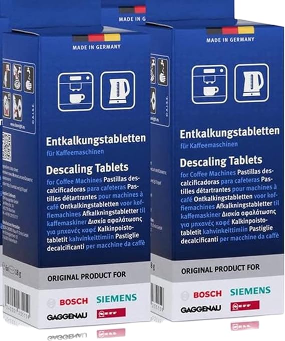 Bosch Coffee Machine Descaling Tablets (2 Packs of 6)
