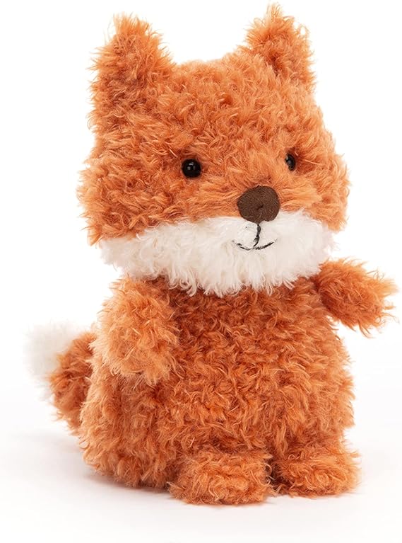 Jellycat Little Fox Stuffed Animal, 7 inches - Woodland Plush Toy - Classic Children's Gift