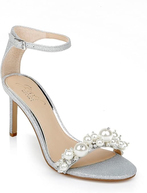 Jewel Badgley Mischka Lassie Open-Toe Stiletto Heel