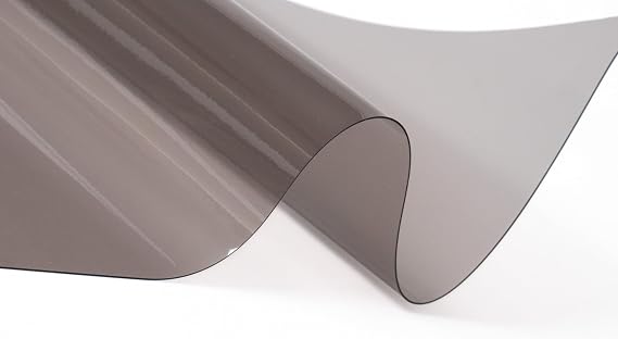 Flexa Crystal Clear Tinted Vinyl 20 Gauge (54" Wide) by The Yard, | Double Polished Marine Grade Vinyl | Waterproof, UV Resistant, CPSIA Compliant | Flexible Plastic for Porch Enclosure, Windows