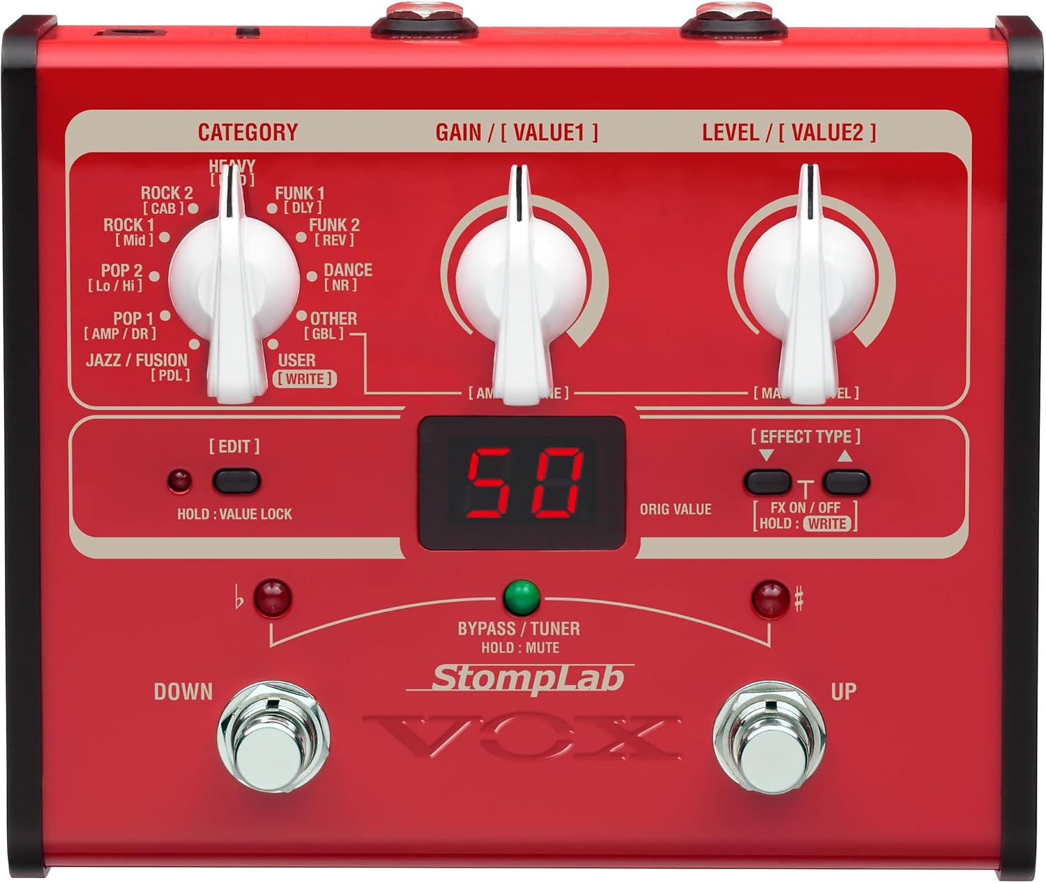 VOX SL1B 1B Amplifier Multi Effect Bass Stomplab Pedal