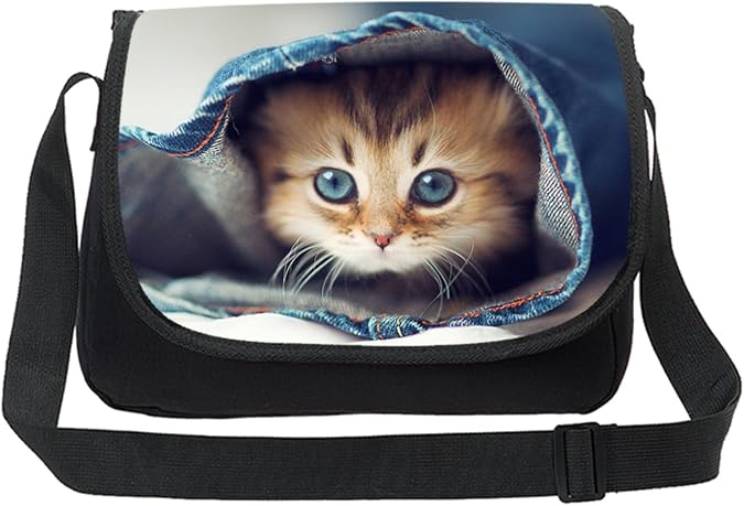 CAIWEI Canvas Printing Universe Space TrendyMax Galaxy Pattern Shoulder Bag