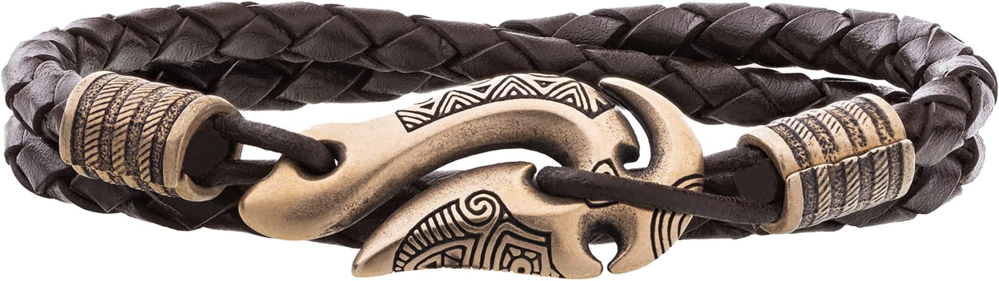 Ocean Bracelet Maori Armband with Fishing Hook Hei Matau for Men Women Polynesian Nautical Surfer Beach Jewelry Gift for Him and Her