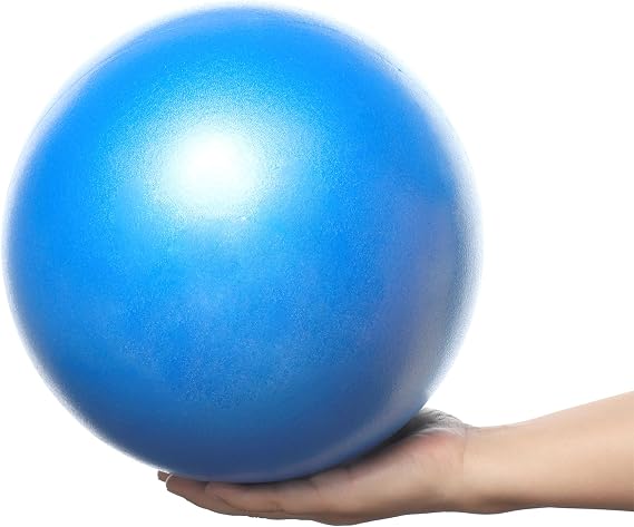 Small Pilates Ball 9 Inch - Mini Exercise Fitness Yoga Ball for Workout