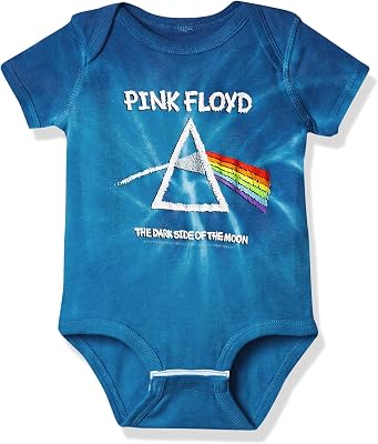 Liquid Blue unisex-baby Pink Floyd Dark Side Chalk Onesie