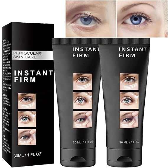Berbax Eye Cream, Temporary Eye Tightener, Eye Tightener Cream, Nuclei Firm Under Eye Firming(2 * 30 ML)