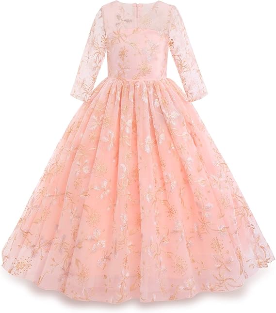 IBTOM CASTLE Kids Swan Princess Dance Costume Feather Ballerina Dress for Baby Girl Pageant Party Prom Birthday Short Gown