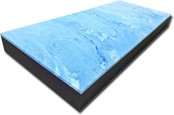FoamTouch 6'' x 34'' x 80'' Bunk Mattress, Gel Memory Foam on High Density Charcoal Foam, RV Mattress Replacement, Cover Not Included