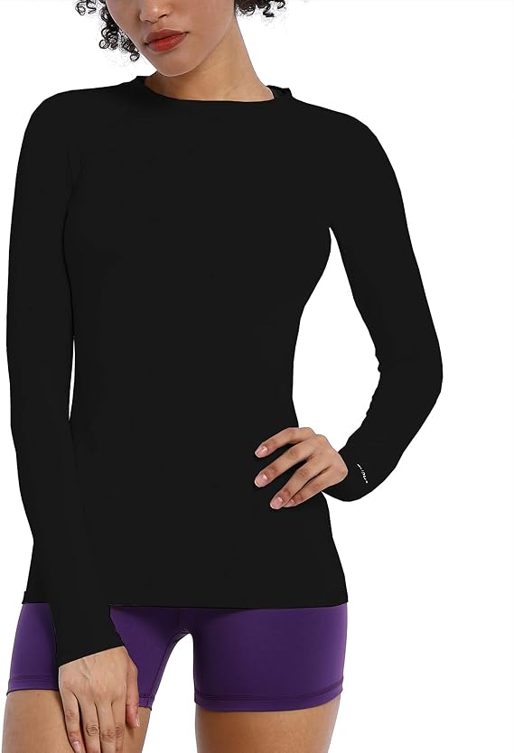 BUBBLELIME Long Sleeve Rashguard Shirts Women Swimsuit Surfing Swimwear Top