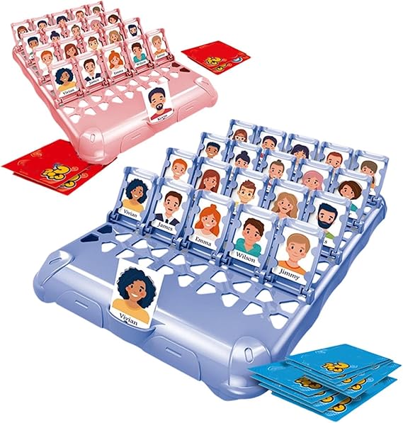 2026 Guesses Who Game | Guesses Who Game for Kids, Classic Family Guessing BoardGame for Intellectual & Logical Reasoning Exercises, Easy Setup Travel