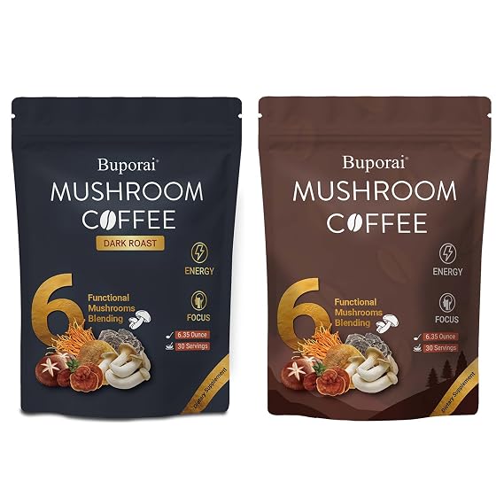 Mushroom Coffee Dark Roast +Medium Roast