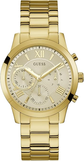 Guess Classic Gold-Tone Stainless Steel Bracelet Watch