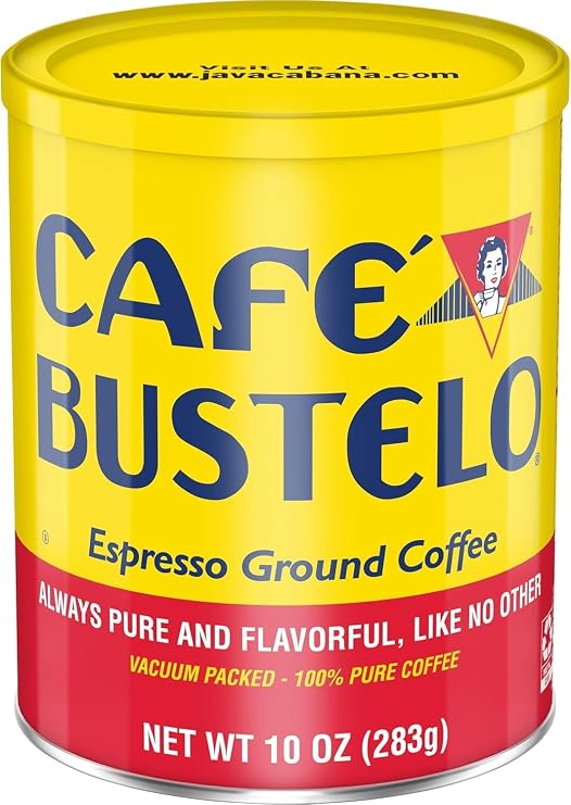 Cafe Bustelo Bustelo Coffee Can Regular, 10 Ounce (Pack of 2), 20 Ounce