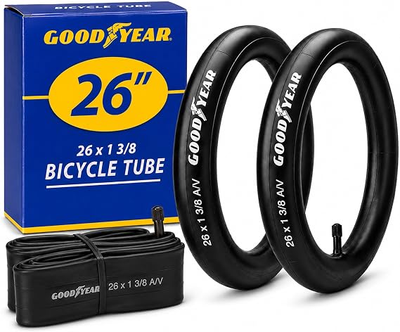 Goodyear Bicycle Tube with Butyl Rubber - Dependable Bike Tubes for Premium Cycling