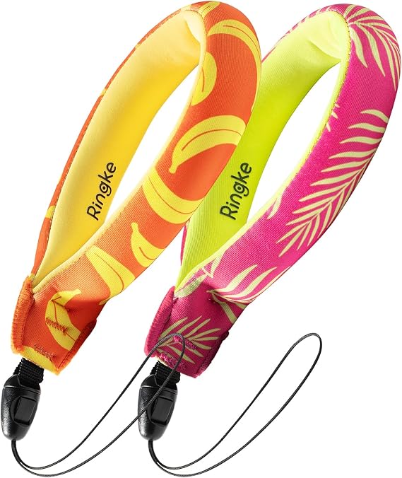 Ringke Waterproof Float Strap (2 Pack), Floating Strap, Wristband, Hand Grip, Lanyard Compatible with Camera, Phone, Key