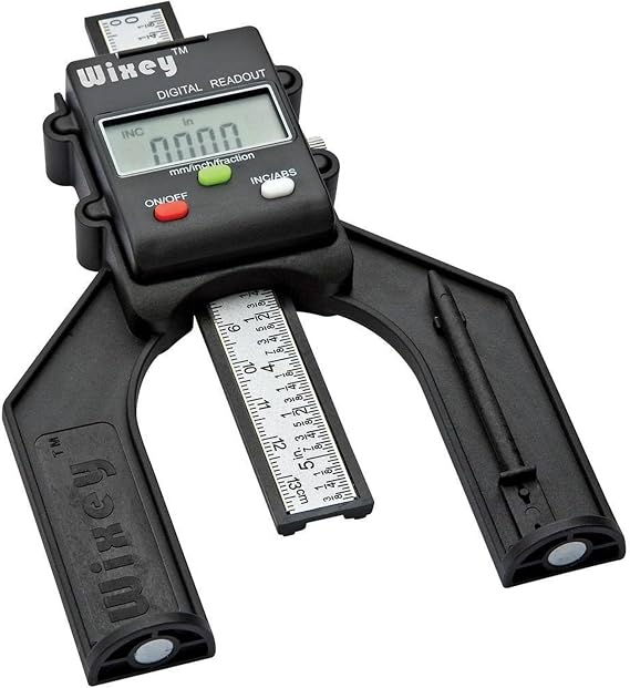 Wixey Mini Digital Height Gauge for Router Table & Table Saw Measuring Tool