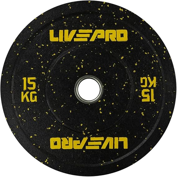 Livepro LP8026 15 kg Bumper Plate