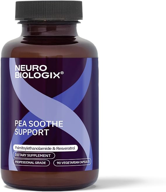 Neurobiologix Pea Soothe Support, Pea & Resveratrol Formula, 90 Capsules