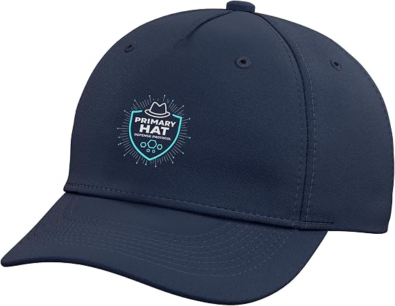 Primary Hat Defense Protocol Funny Cybersecurity Shield Adjustable Baseball Hat