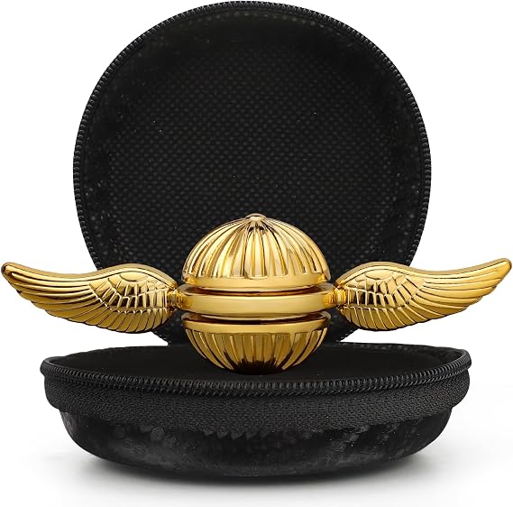 Fidget Spinner Metal Fingertip Gyro Fidget Ball Toy, Finger Hand Spinner Birthday Gift for Kid Adult, Small Desk Sensory Toy Party Favor Small Gadget