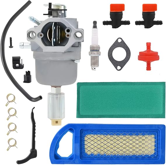 NIMTEK 794572 799727 Carburetor Tune-up Kit for B&S 791858 698620 792358 793224 697190 14hp 15hp 16hp 17hp 17.5hp 18hp Intek Engine Craftsman LT1000 Lawn Tractor Mower