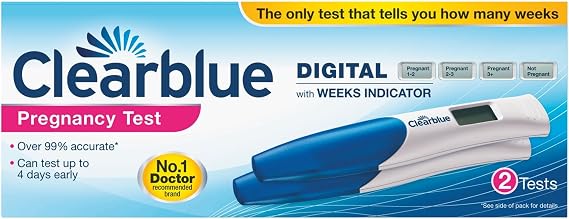 6 x Clearblue Digital Pregnancy Test with Conception Indicator, 2 Tests