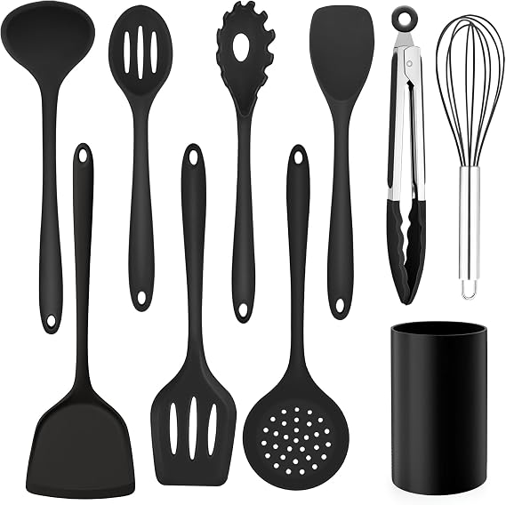 Homikit Kitchen Utensils 10 Pieces Silicone Kitchen Utensils Cooking