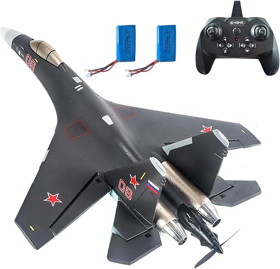 RC Plane Remote Control Airplane RTF 4CH Tail Motor 3D / 6D Stunt Function SU35 Jet Aircraft with Hobby Model 2 Left Hand Throttle