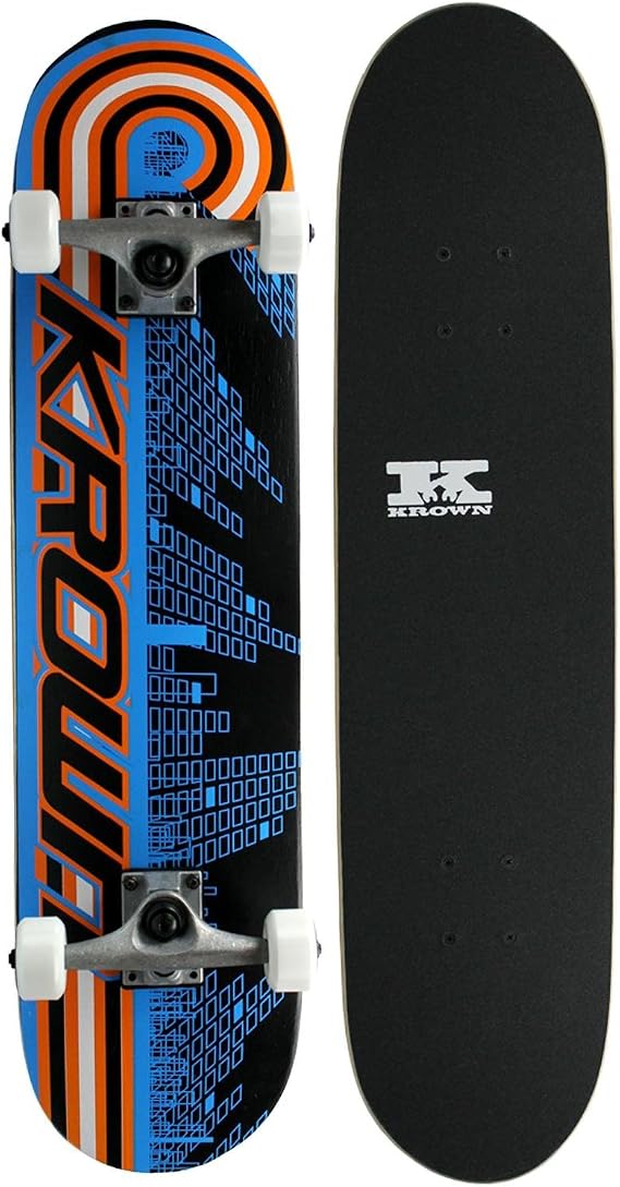 Krown World Rookie Complete Skateboard (White)