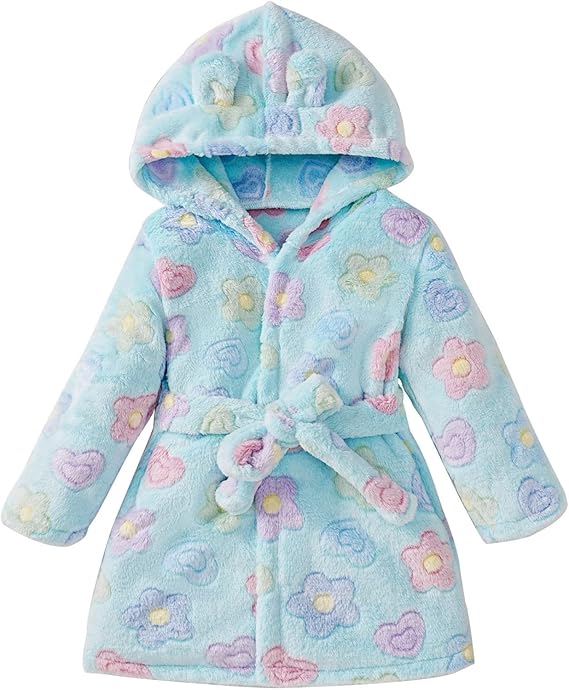 Baby Winter Flannel Hoodie Sleepwear+Footwear Girls BathRobes Boys Infant Outfits Boys Outfits&Set