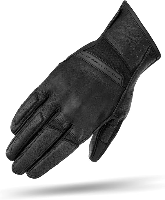 SHIMA MONACO 2.0 Leather Motorcycle Ladies Suit - Black Women Leather Jacket Pants Gloves with Protectors
