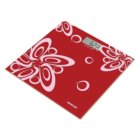 SENCOR SBS 2507RD Digital Bathroom Scales Red