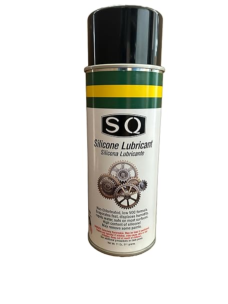 SQ Silicone Lubricant Spray for Heavy Duty, 11 oz per can (1)