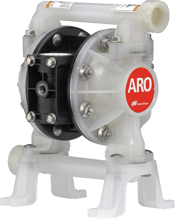 Ingersoll Rand Air-Operated Double Diaphragm Pump, 3/4in. Ports, 14.8 GPM, Polypropylene, Model# PD07P-APS-PAA