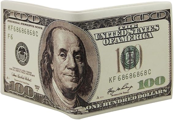 Men's US Dollar Bill Wallet Billfold PU Leather Money Coin Purse Card Case Holder