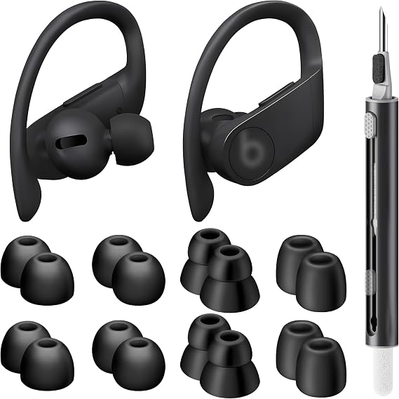 8 Pairs Ear Tips for Beats Powerbeats Pro/Beats Flex/Beats X