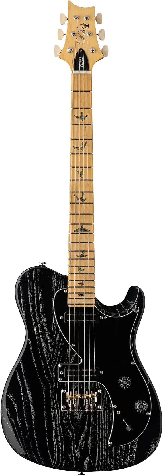 PRS SE NF 53, Black Doghair with Gigbag
