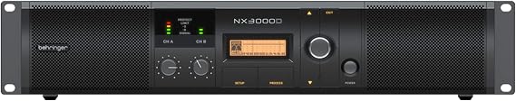 Behringer NX3000D Ultra-Lightweight 3000 Watt Class-D Power Amplifier with DSP Control and SmartSense Loudspeaker Impedance Compensation