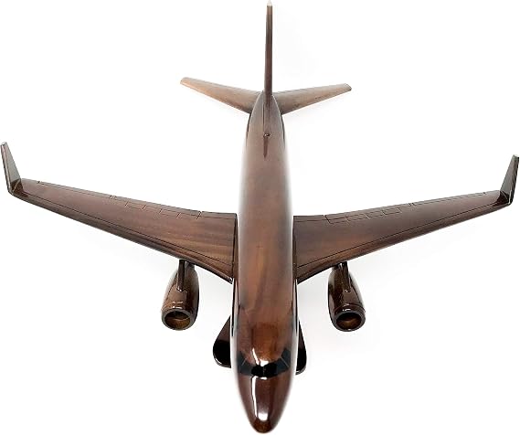 Boeing 737 Airplane Wood Model