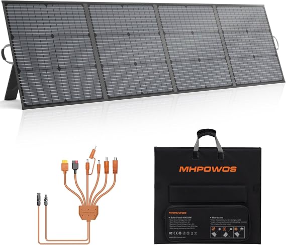 220W Portable Solar Panel Monocrystalline Foldable