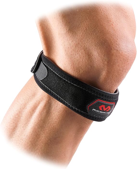 McDavid Knee Band for Knee Pain Relief, Support Brace Patella Tendon Knee Strap for Pickleball, Hiking, Soccer, Basketball, Running, Jumpers Knee, Tennis, Tendonitis, Volleyball & Squats