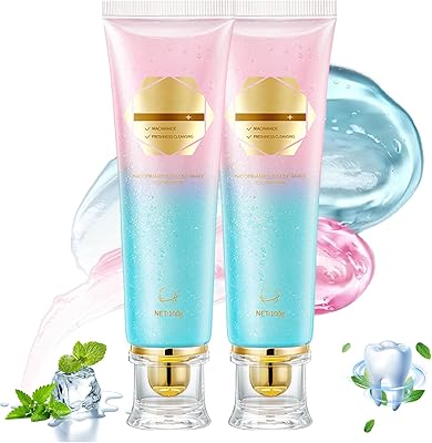 2Pcs Acssart Radiant Whitening Toothpaste,Unismart Toothpaste Whitening,Niacinamide Whiteing Toothpastes,Niacinamide Toothpastes,Deep Cleaning Care