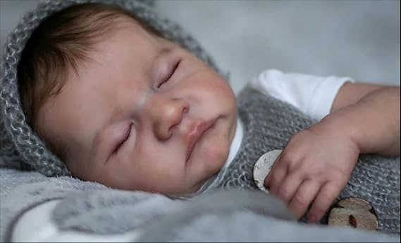 iCradle 19Inch Realistic Reborn Baby Doll Boy Full Body Vinyl Doll Toy