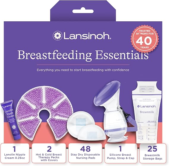 Lansinoh Breastfeeding Essentials for Nursing Moms