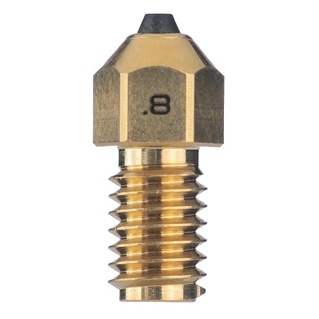 Diamondback Spider Compatible 3D Printer Nozzle, Diamond Tip, 0.8mm